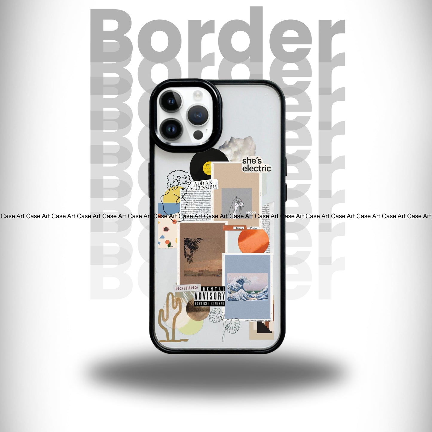 She's Electric Black Border Case