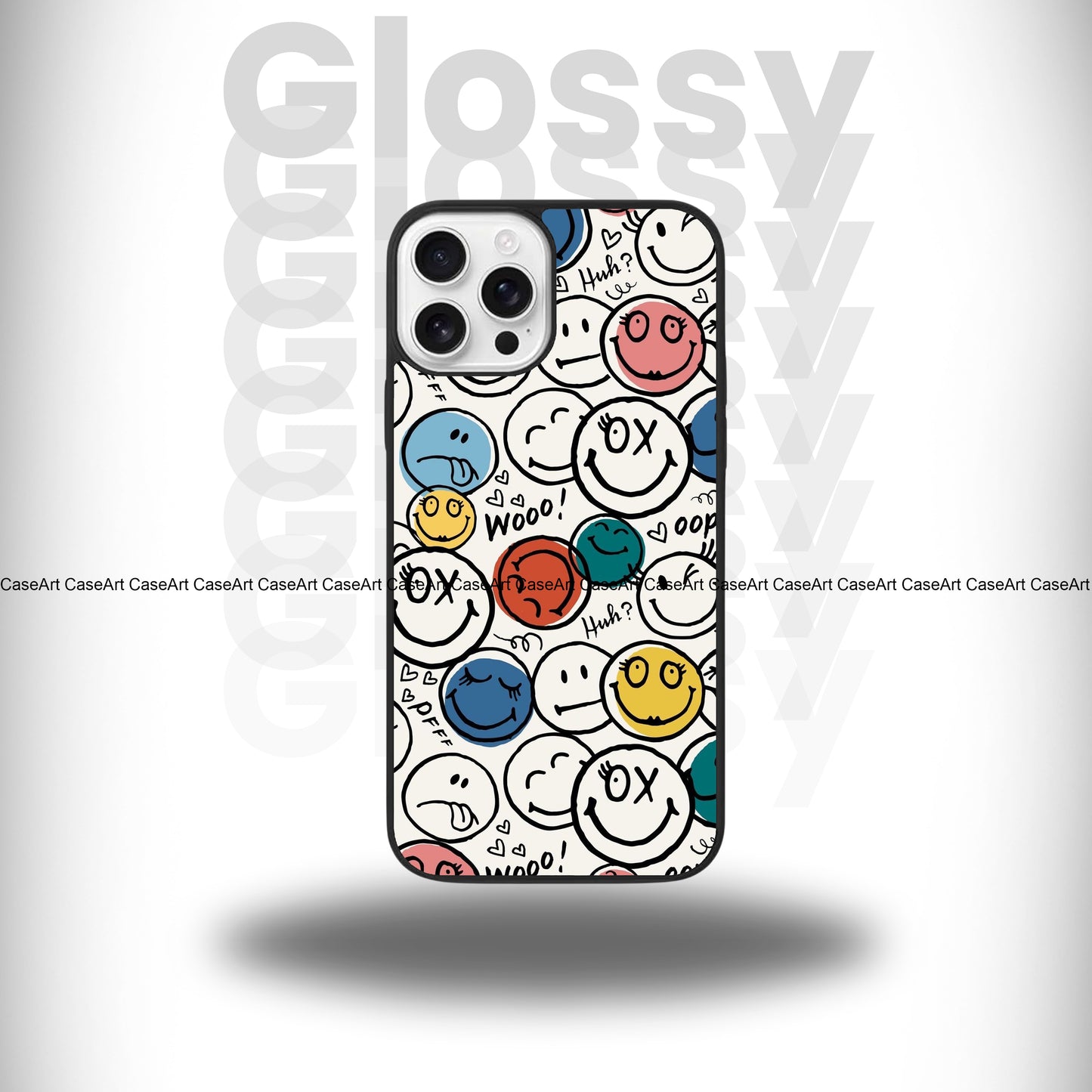 Funky Smiley Glossy Case