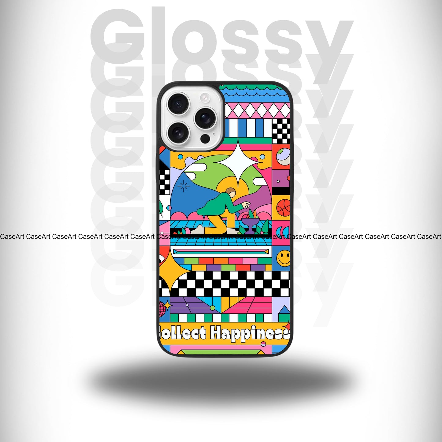 Collect Happiness Glossy Case