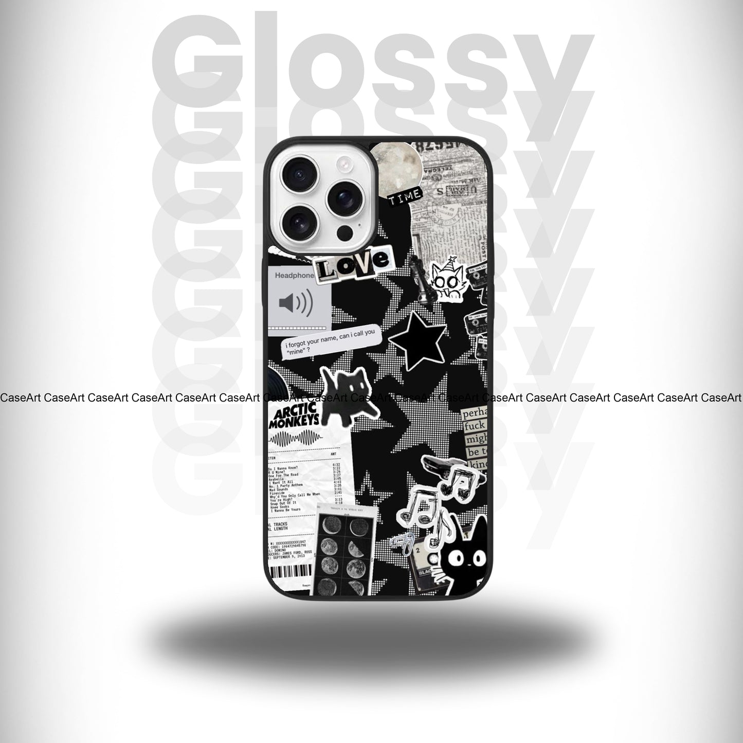 Arctic Monkeys Aesthetic Glossy Case