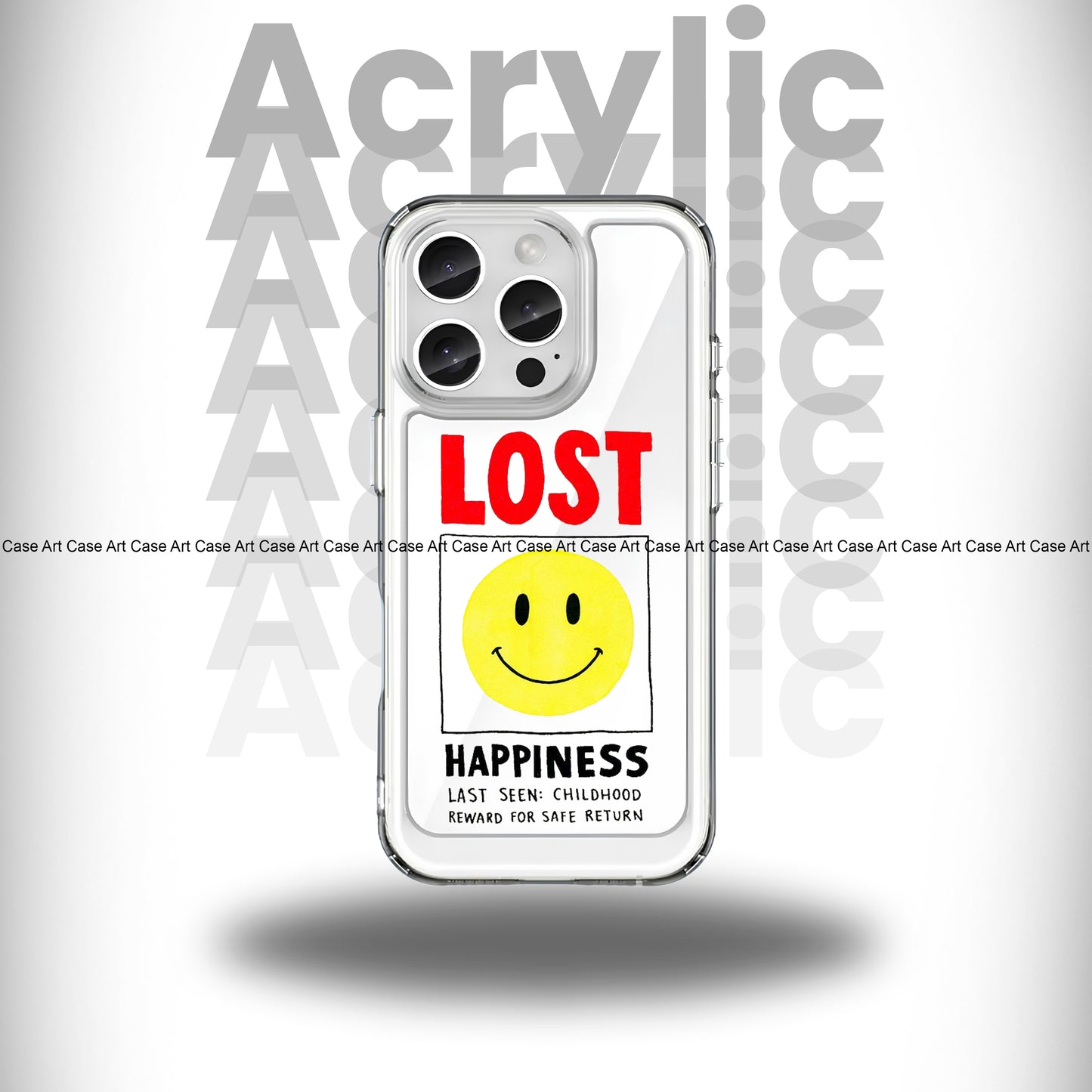 Lost :) Crystal Acrylic Case