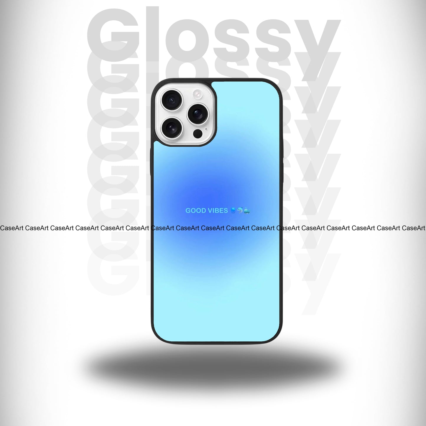 Good vibes Glossy Case
