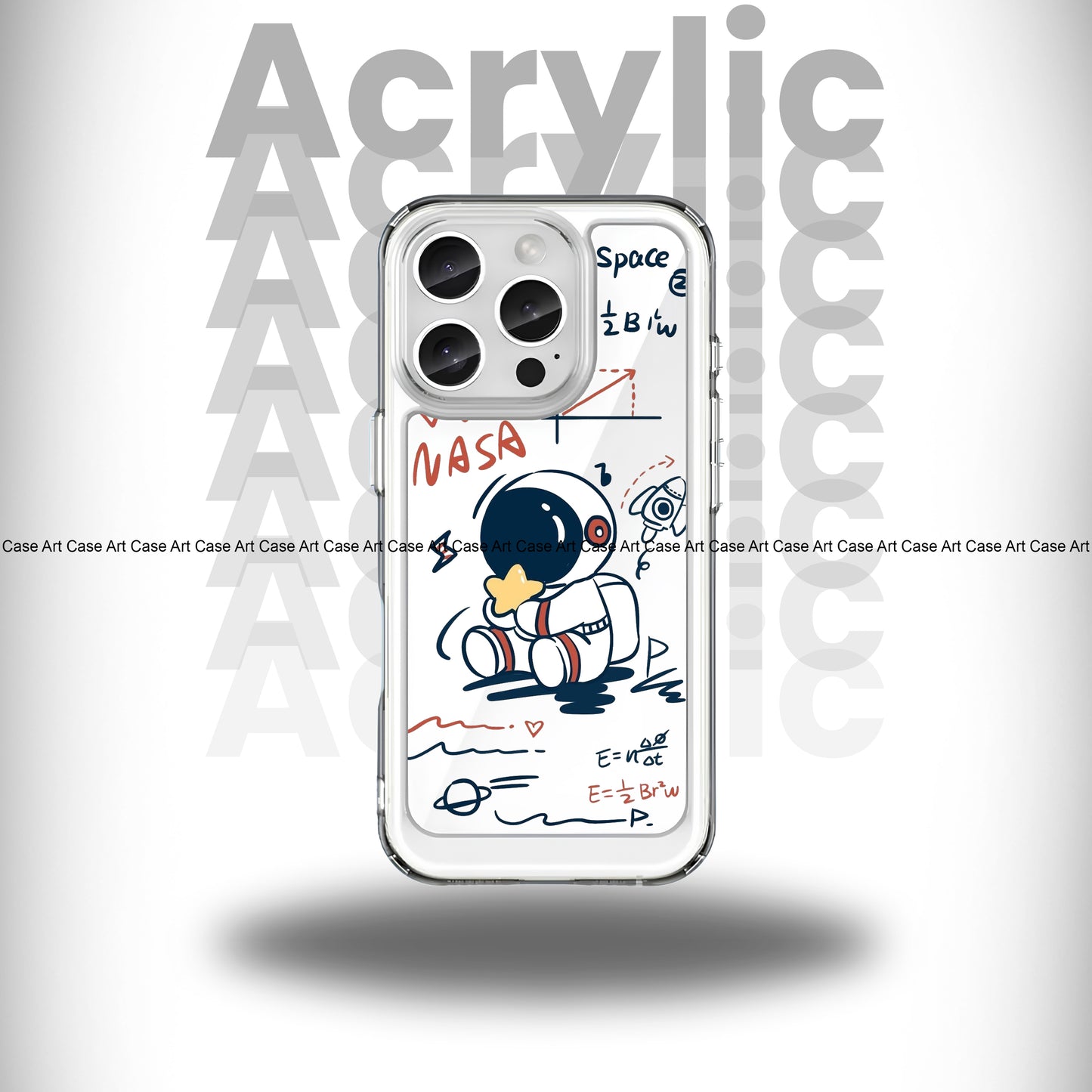 NASA Aesthetic Crystal Acrylic Case