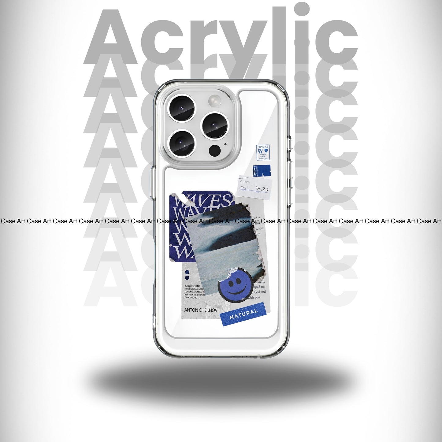 Waves Crystal Acrylic Case