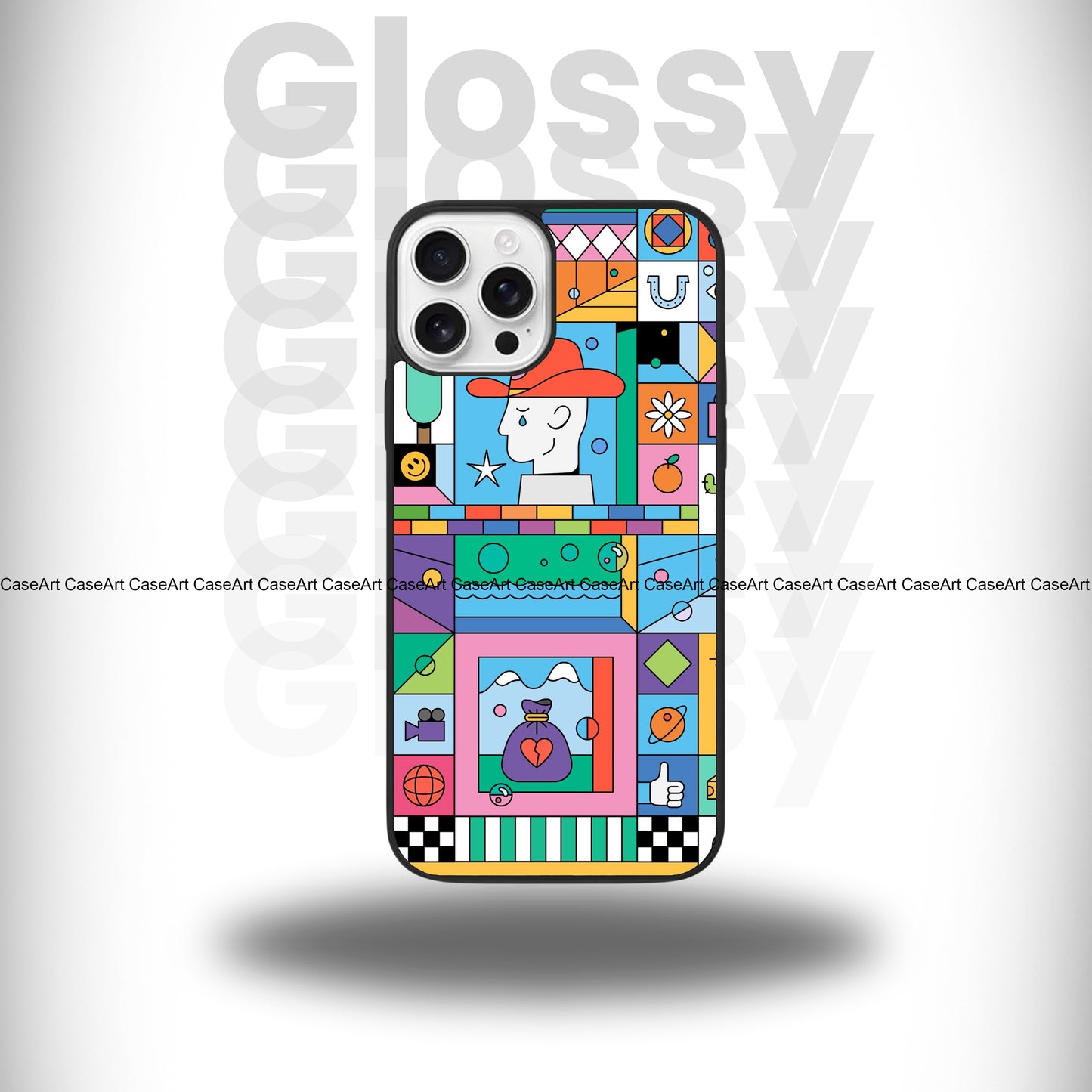 Aesthetic Art Glossy Case