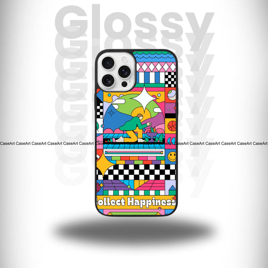 Collect Happiness Glossy Case