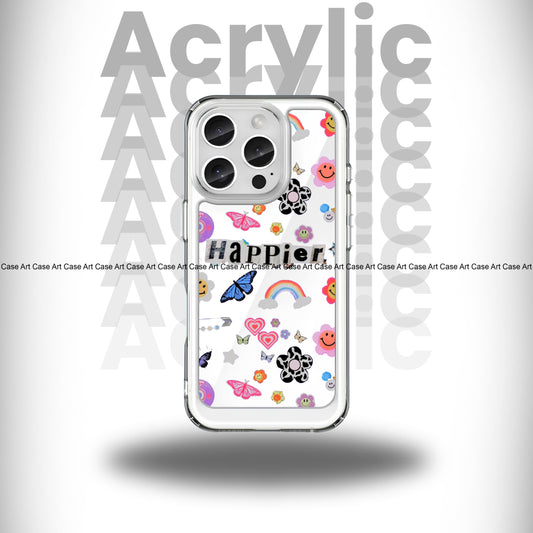 Happier Crystal Acrylic Case