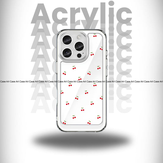 Cherry  Crystal Acrylic Case