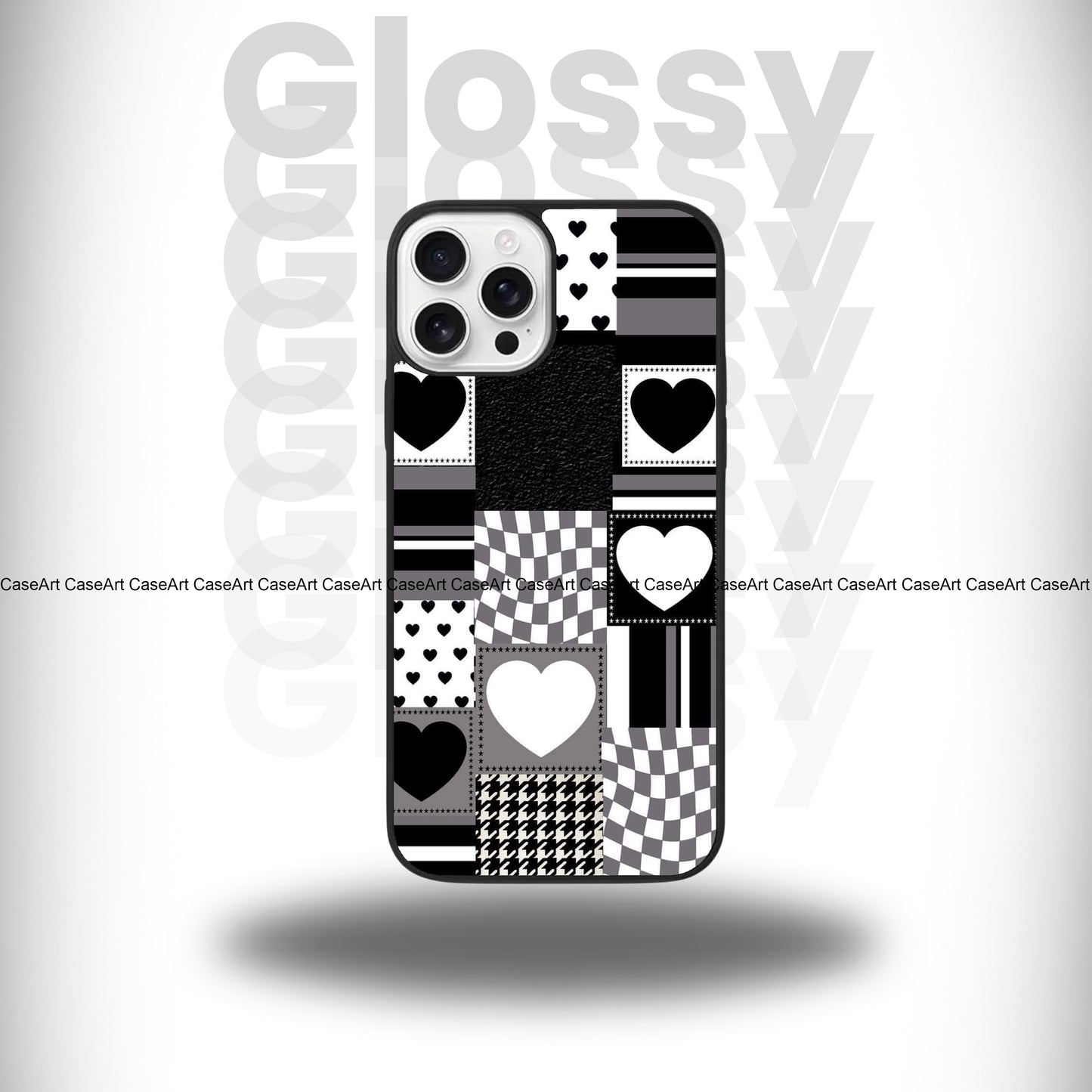 Aesthetic Heart Glossy Case