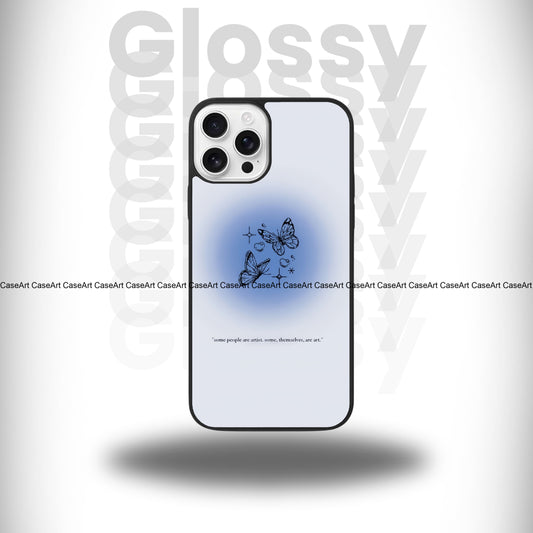 Butterflies Aesthetic Glossy Case