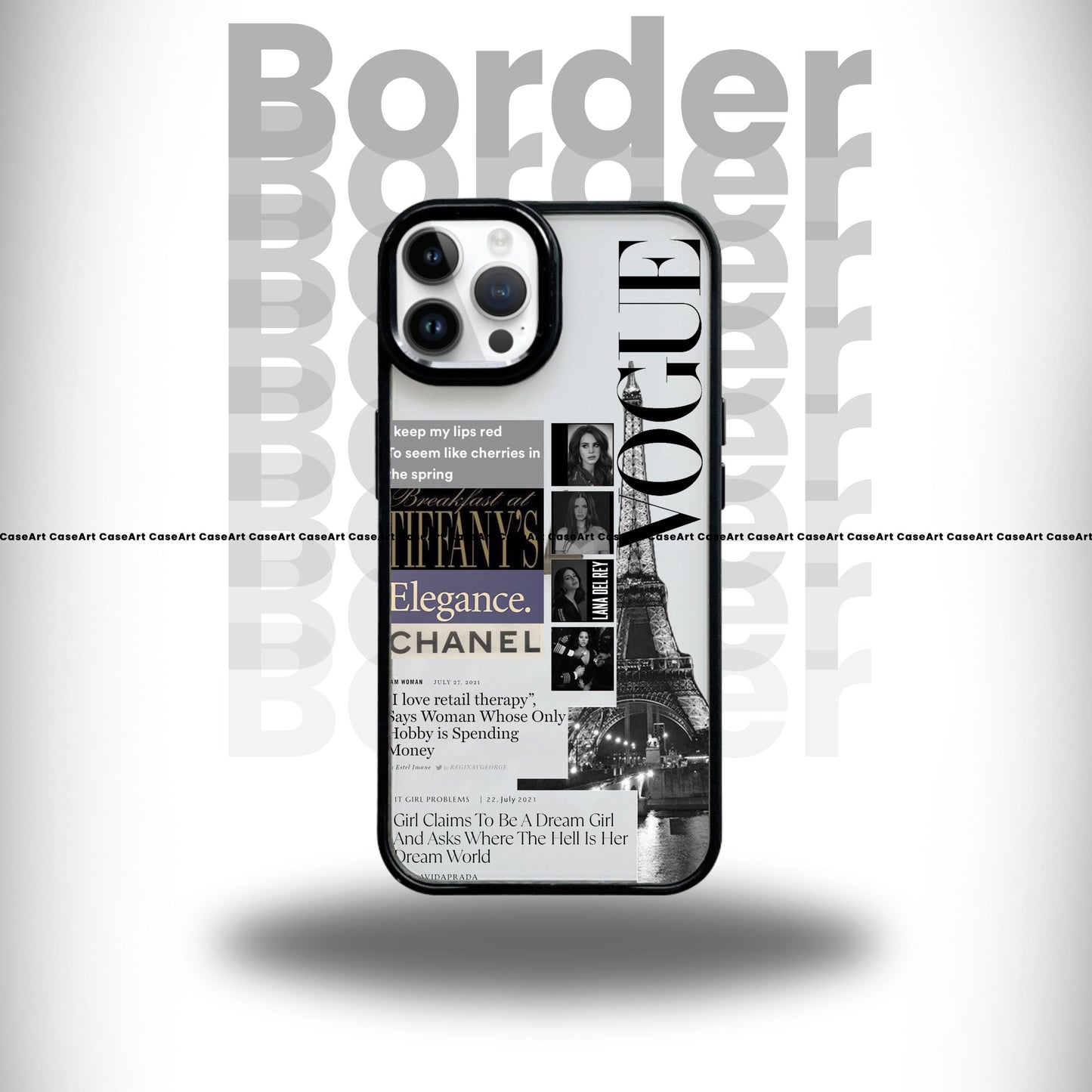 Spending Money Black Border Case