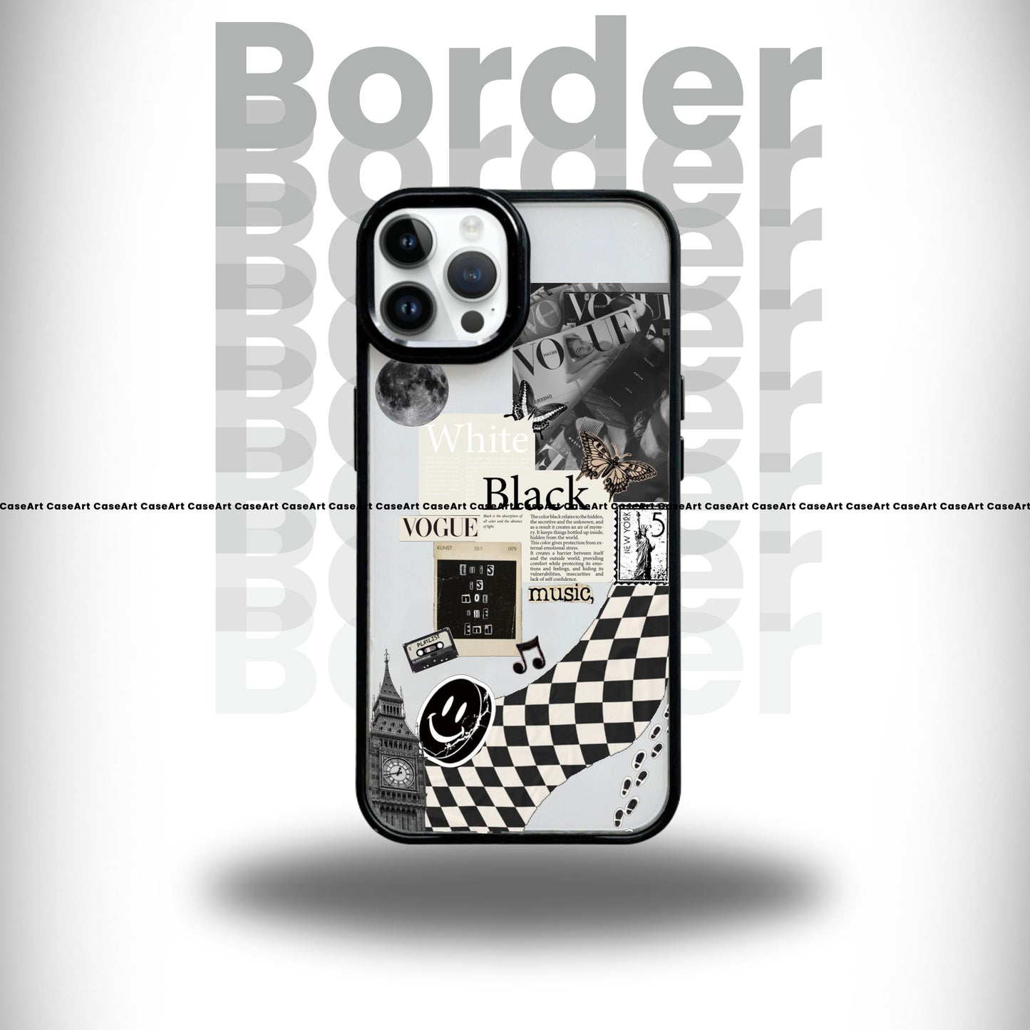 Not The End Black Border Case