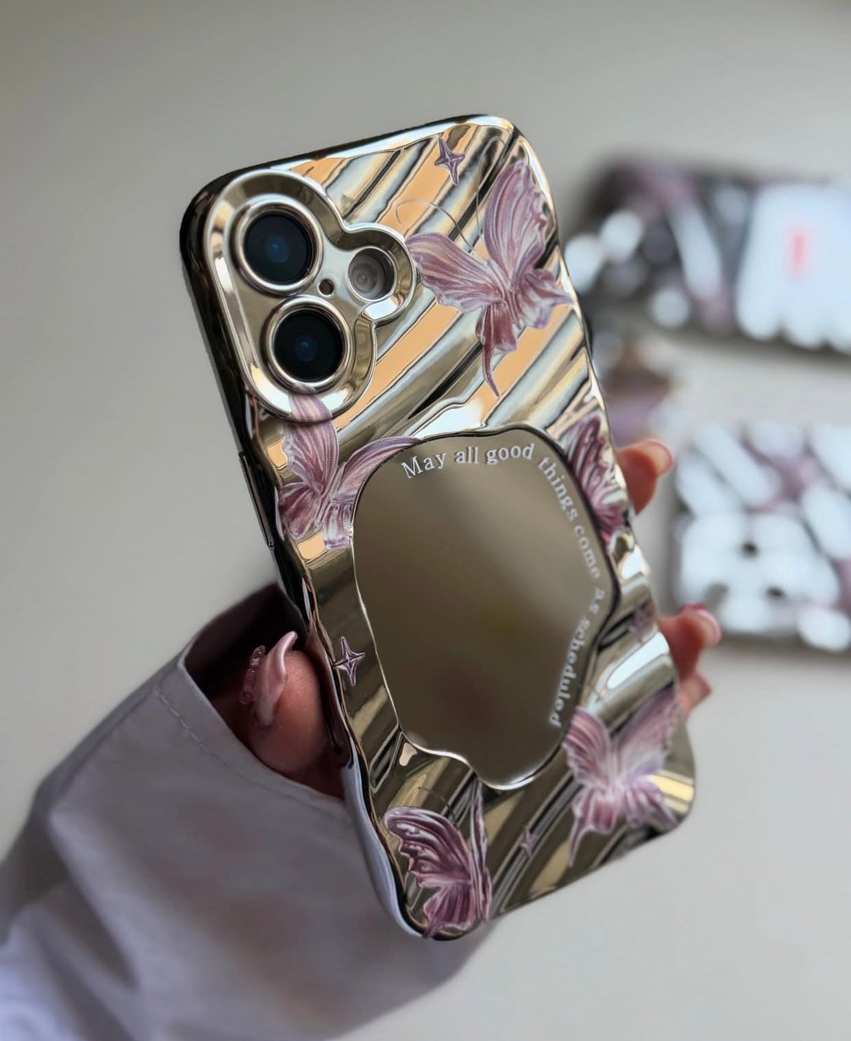 Butterfly Mirror Case