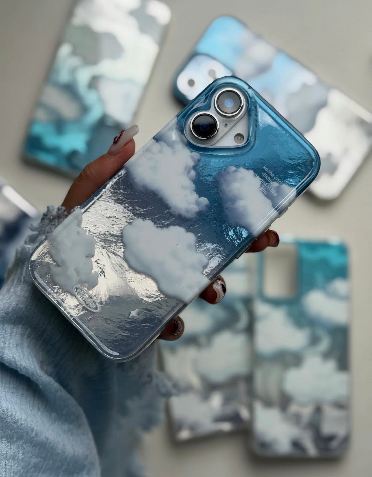 Aesthetic Cloud Gradient Case