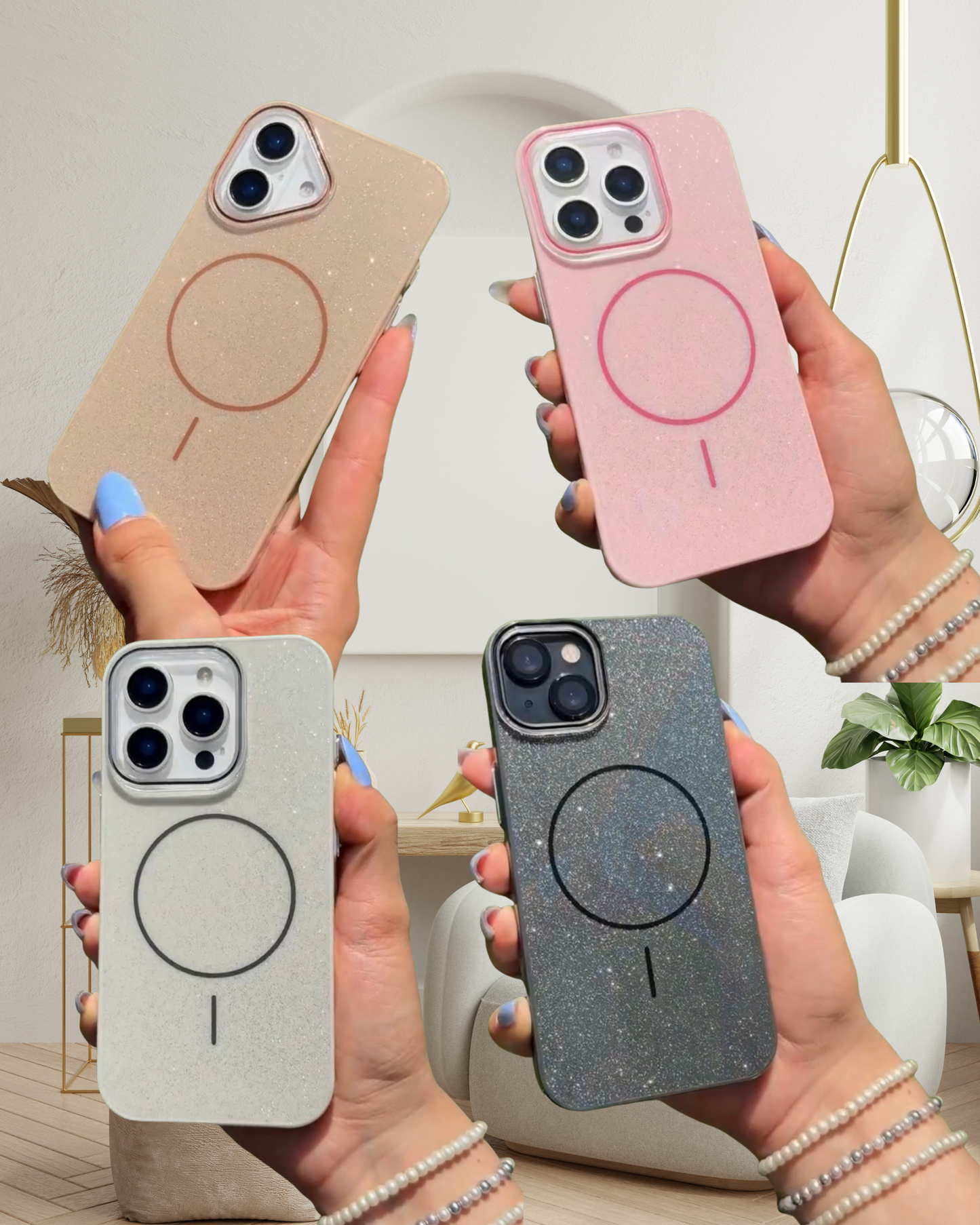 Megsafe Glitter Case