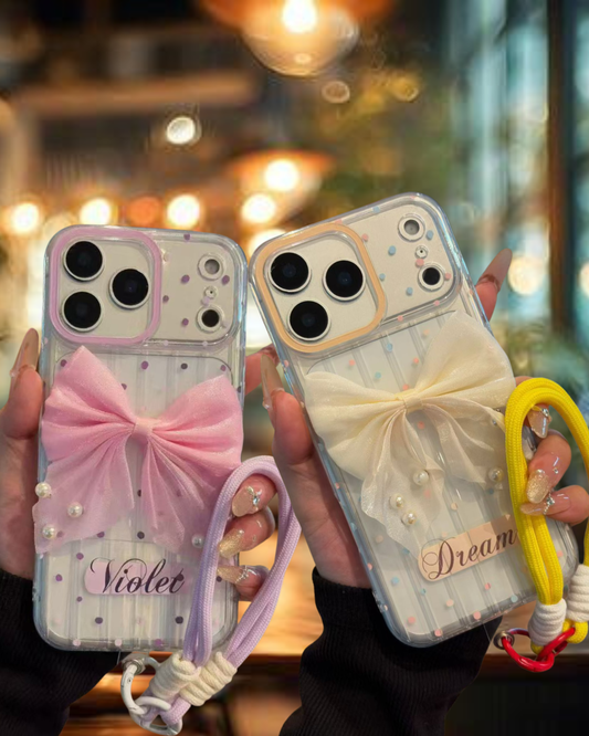 Pearl Bow Case With Strap